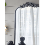 Philbee Interiors Valentina Ornate Wall Mirror Black 82195