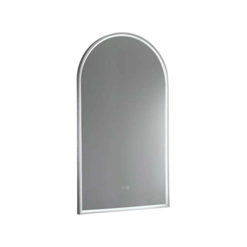 Remer Remer Arch 500D Smart LED Mirror AR50D 50 x 90cm Brushed Nickel AR50D-BN