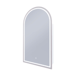Remer Remer Blanca LED Smart Mirror Shaving Cabinet 50 x 90cm Brushed Nickel BR50D-BN