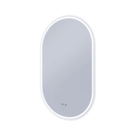 Remer Remer Capsule LED Smart Mirror Shaving Cabinet 450 x 150cm Matte White CR45D-MW