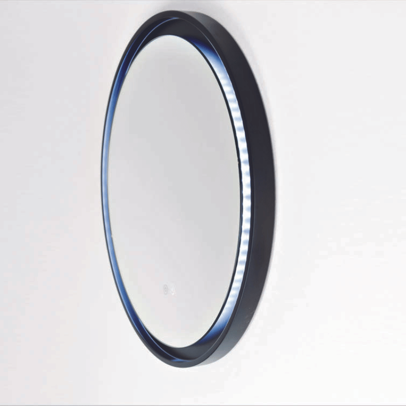 Remer Remer Eclipse 600D Round LED Mirror E60D - Free shipping Matte Black E60D-MB