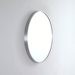 Remer Remer Modern Round Wall Mirror - Lowest Price Guarantee 61cm x 61cm / Brushed Nickel MR61-BN