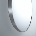 Remer Remer Modern Round Wall Mirror - Lowest Price Guarantee 81cm x 81cm / Brushed Nickel MR81-BN