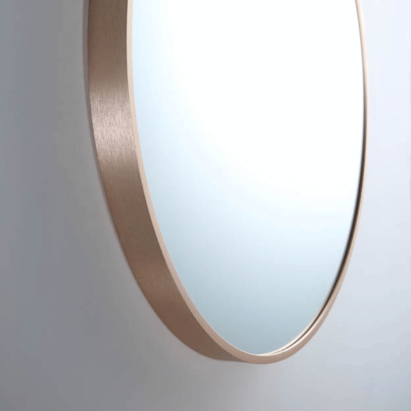 Remer Remer Modern Round Wall Mirror - Lowest Price Guarantee 81cm x 81cm / Rose Gold MR81-RG